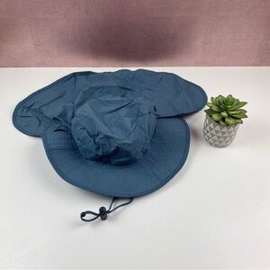 Palmyth Blue Mosquito Net Hat Fishing Outdoor One Size Fits All Polyester